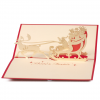 Card: Santa in Sleigh